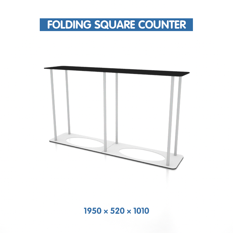 FOLDING SQUARE COUNTER