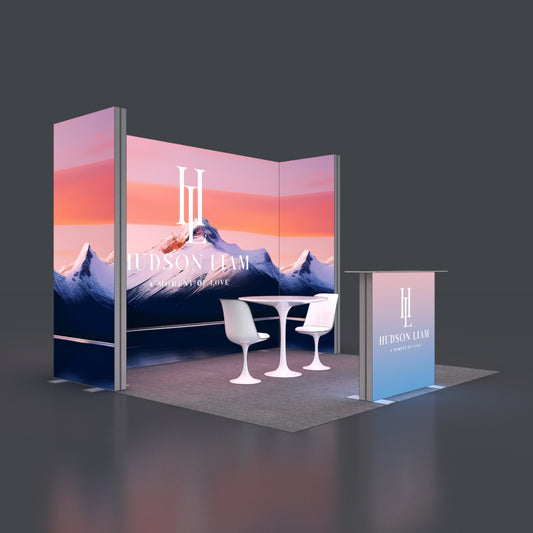 3*3m Lightboxes Booth NO.3