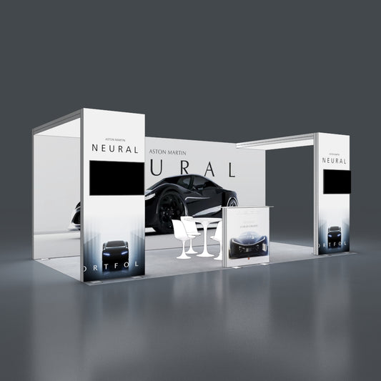 3*6m Lightboxes Booth NO.4