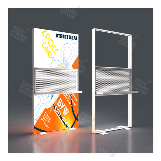 SEG Set-in 120MM Light Box with Shelves - Easy Fabric Display