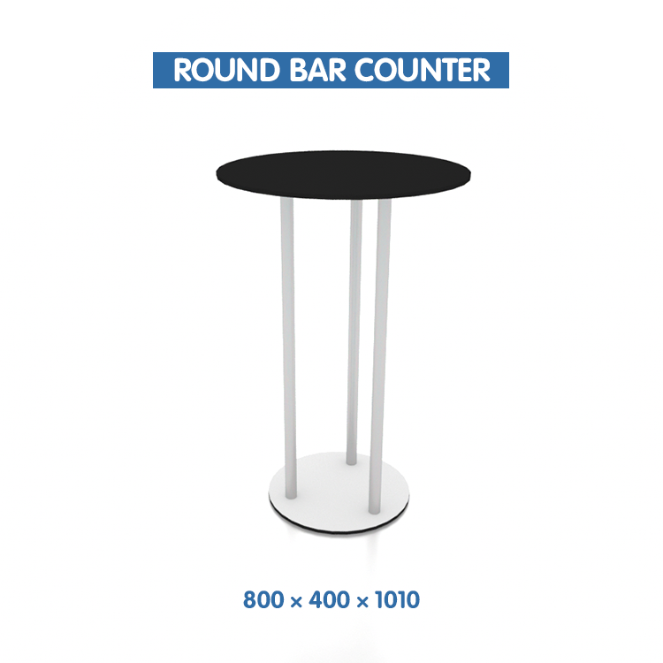 ROUND BAR COUNTER - Easy Fabric Display