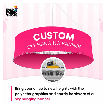 Sky Tube Pinwhee Exhibition Hanging Banner