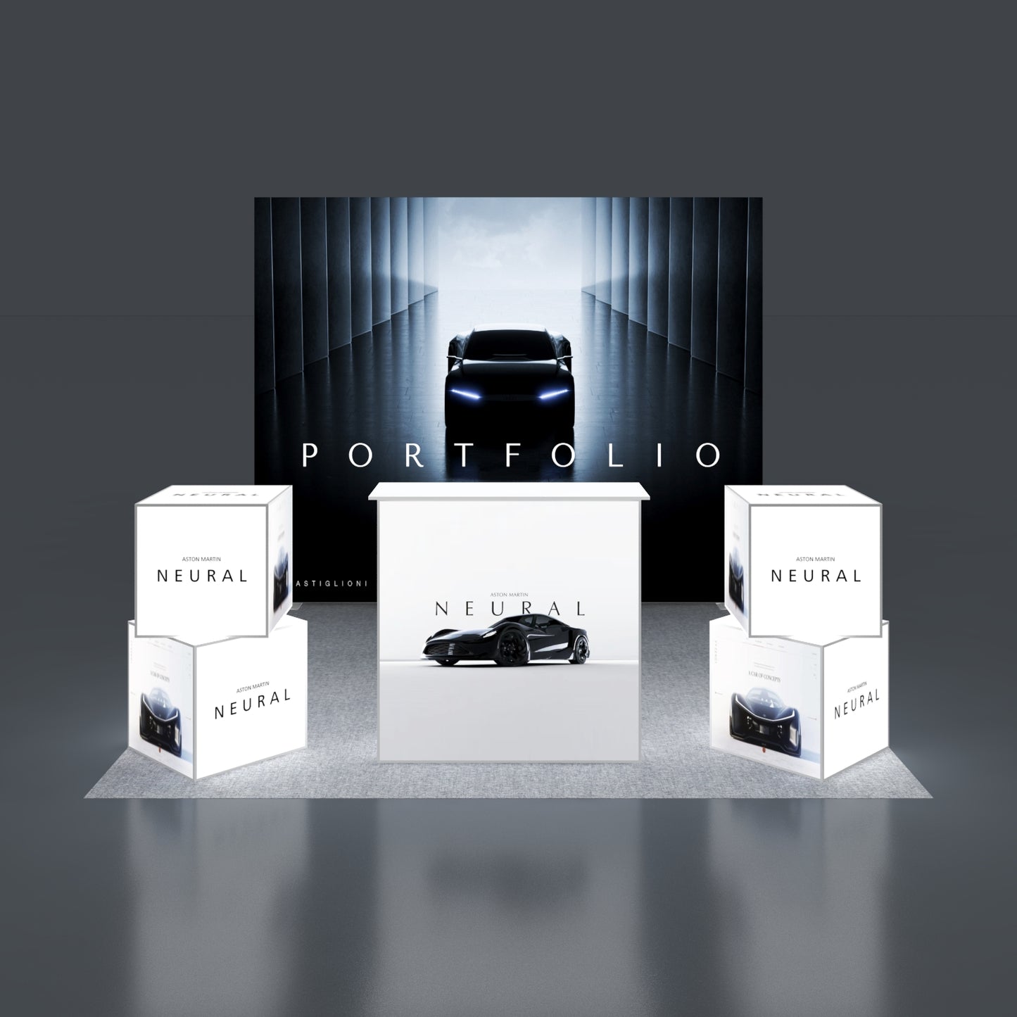 3*3m SEG Oversize Lightboxes Booth NO.1