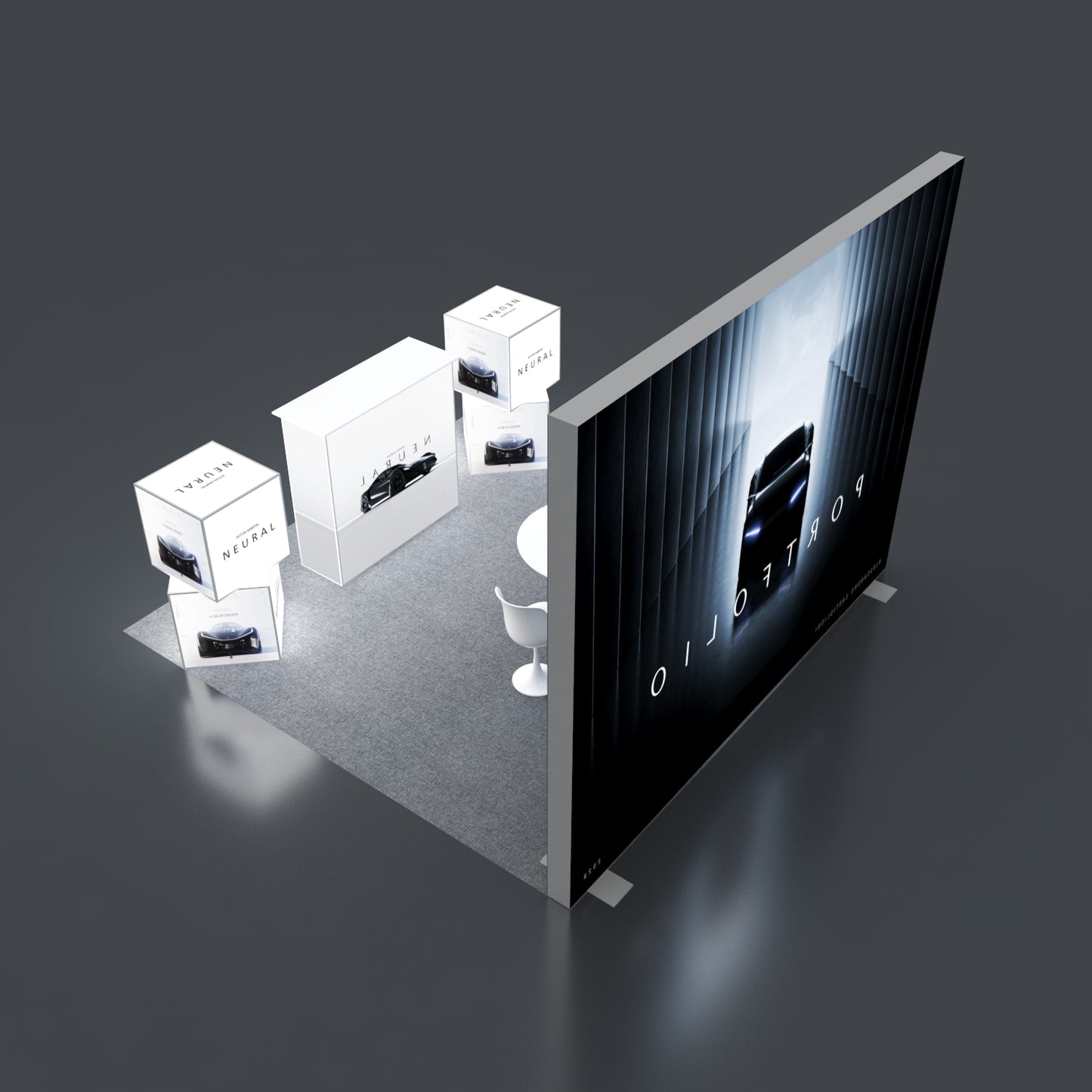 3*3m SEG Oversize Lightboxes Booth NO.1