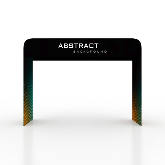 Square Fabric Arch Display with Top Header --Exhibition Entrance