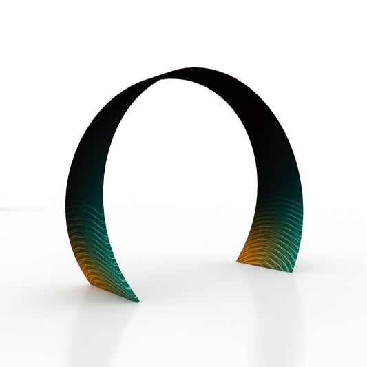 10ft  Curved Tension Fabric Arch Display--Exhibition Entrance