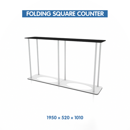 FOLDING SQUARE COUNTER