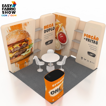 3*3 3D Wallbox booth NO.4 With Product Showcase