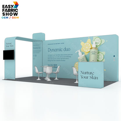 3*6 3D Wallbox booth With Arch Displays