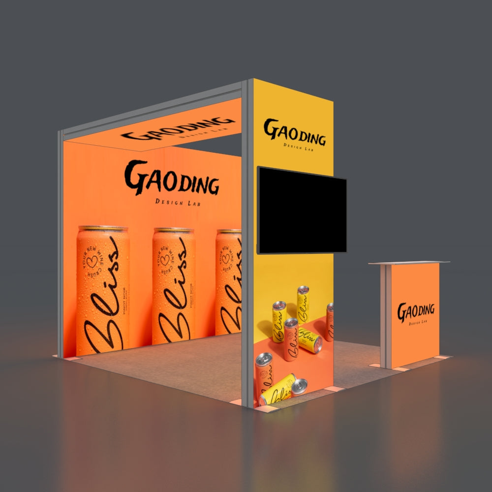 3*3m Lightboxes Booth NO.4