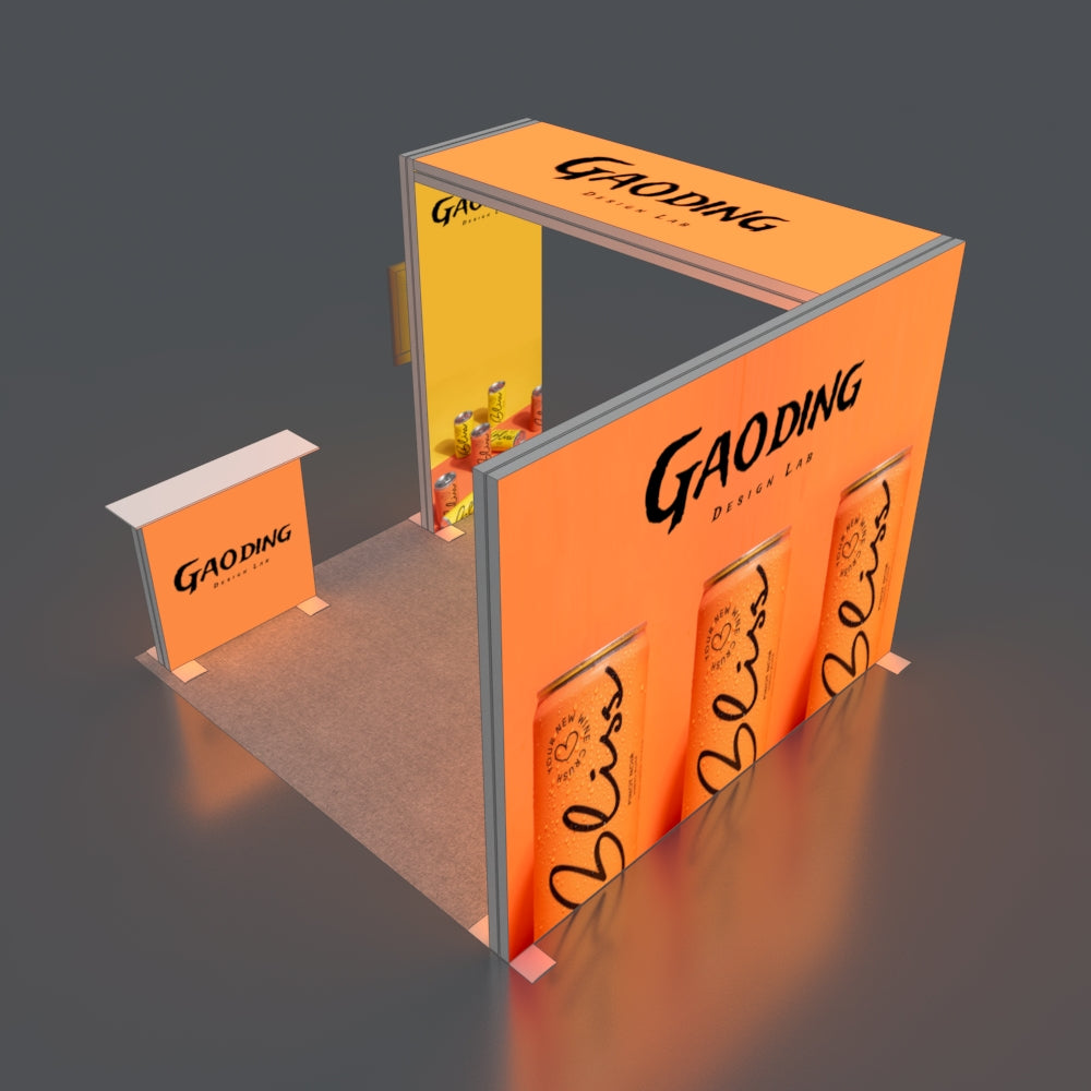 3*3m Lightboxes Booth NO.4