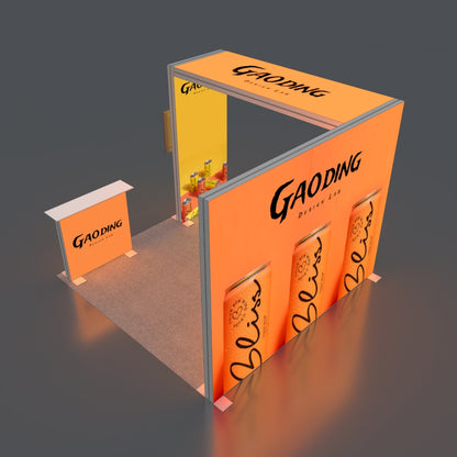 3*3m Lightboxes Booth NO.4