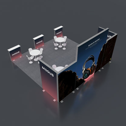 6*6m Lightboxes Booth NO.3