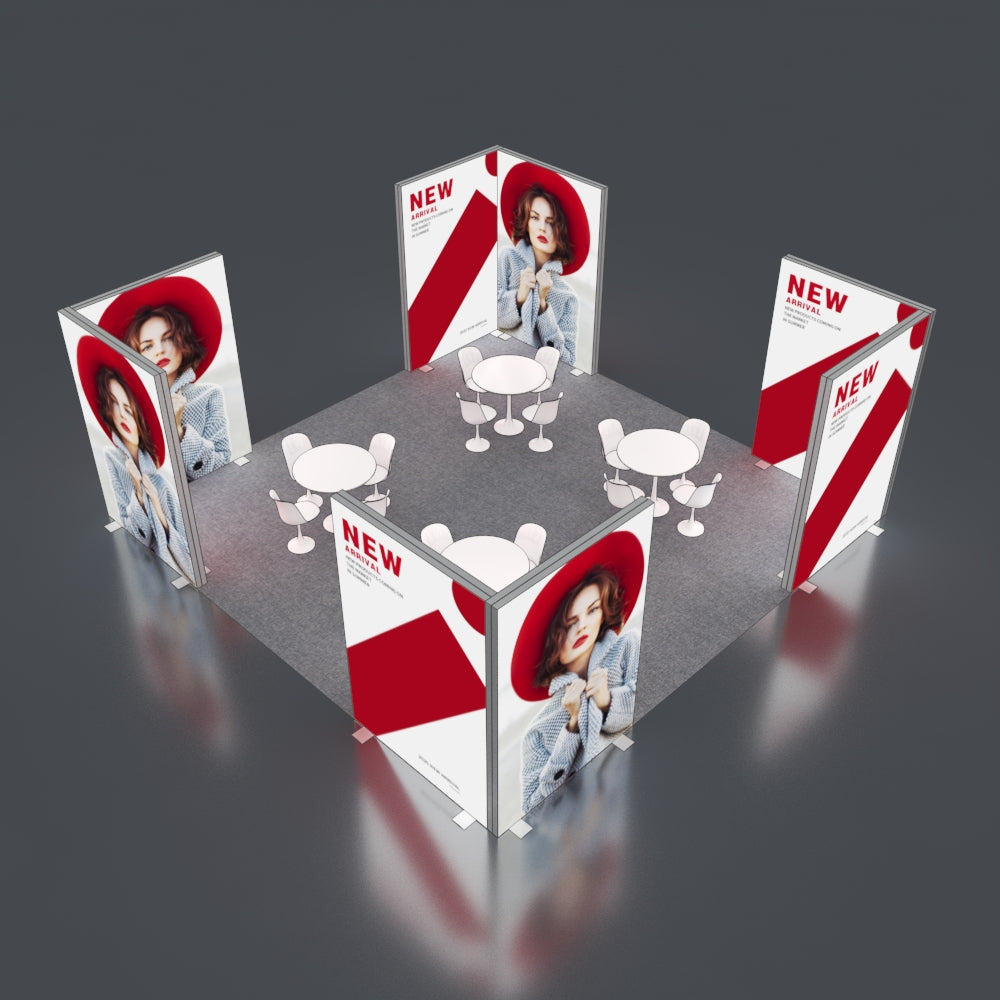 6*6m Lightboxes Booth NO.4