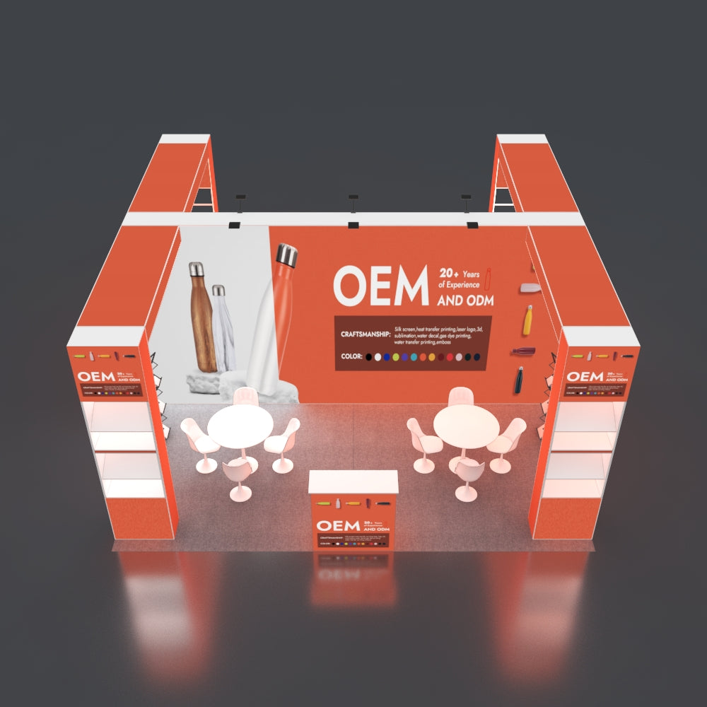 6*6m Backlit Pop-Up Booth NO.4