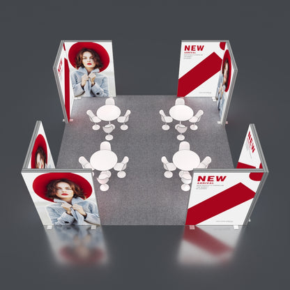 6*6m Lightboxes Booth NO.4