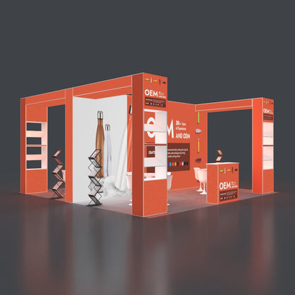 6*6m Backlit Pop-Up Booth NO.4