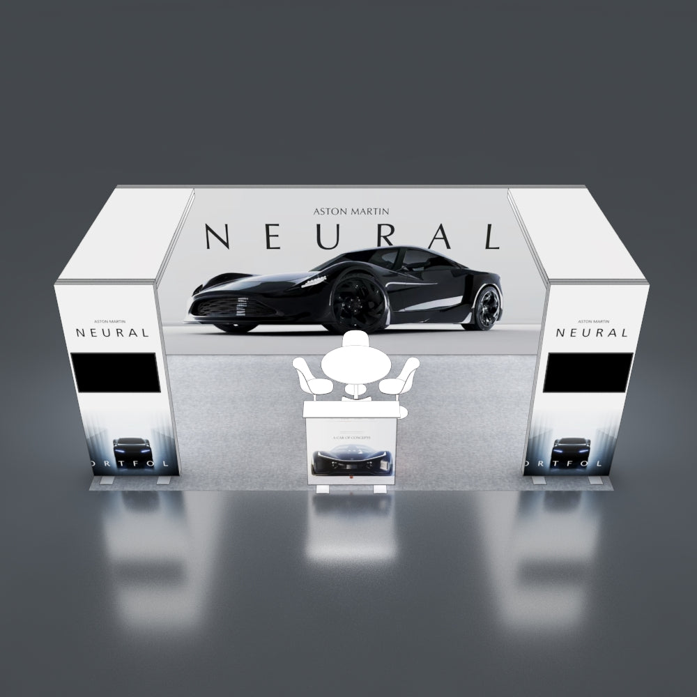 3*6m Lightboxes Booth NO.4