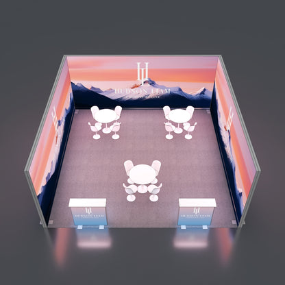 6*6m Lightboxes Booth NO.5