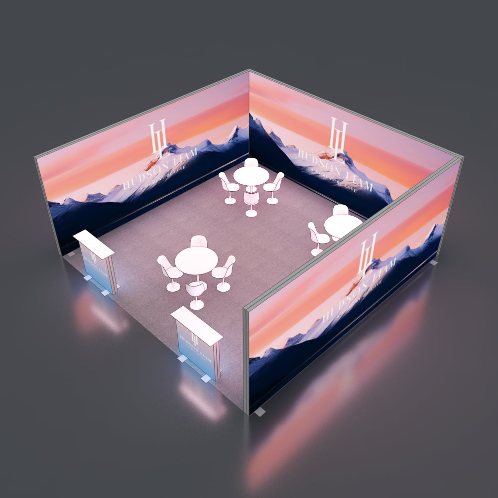 6*6m Lightboxes Booth NO.5