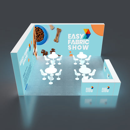 6*6m Backlit Pop-Up Booth NO.5