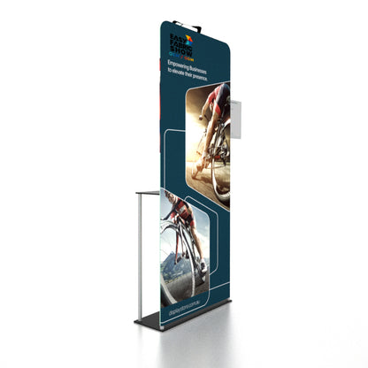 Portable Exhibit TV Display Stand with Spotlight