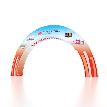 15ft 3D C-Frame Tension Fabric Arch Display--Exhibition Entrance