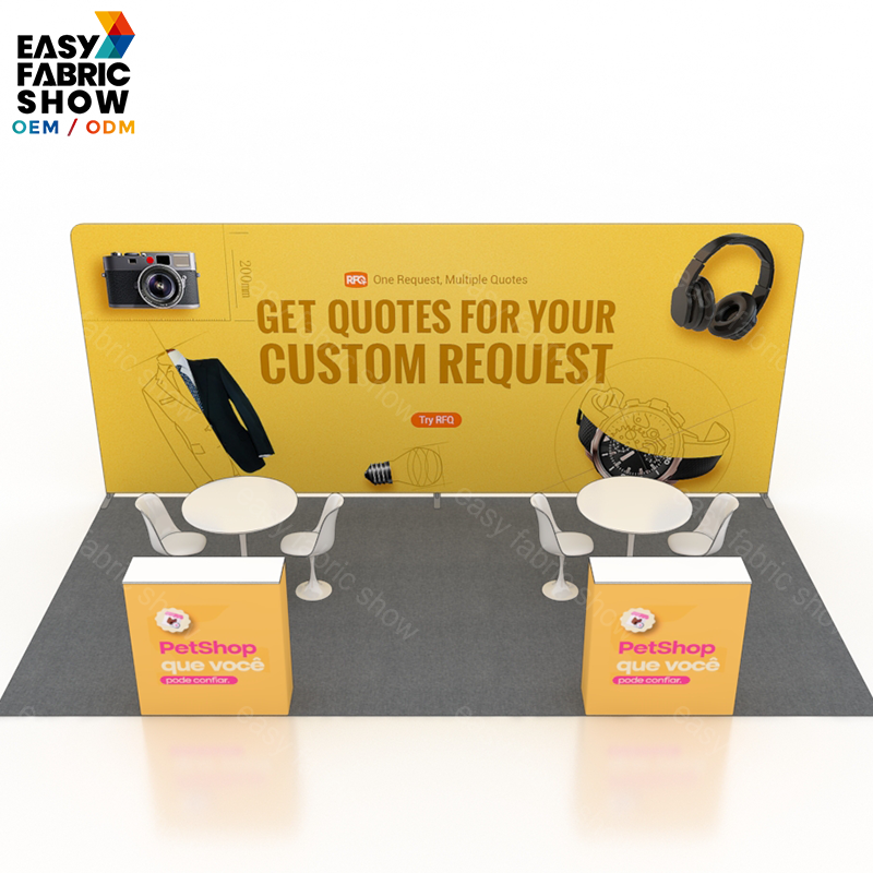 3*6m Aluminum Frame Booth With Routine Standards NO.1