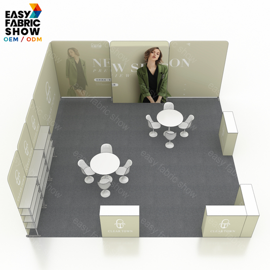 6*6m Aluminum Frame Booth NO.1