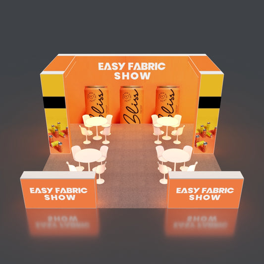 6*6m Backlit Pop-Up Booth NO.1