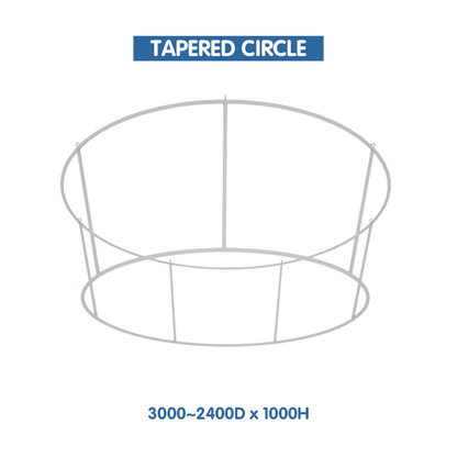 Sky Tube Tapered Circle Exhibition Hanging Banner