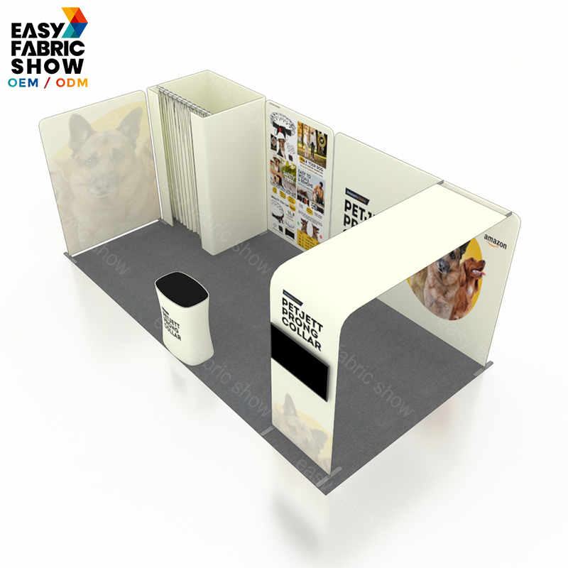 3*6m Aluminum Frame Booth With exhibition booth fitting room NO.3