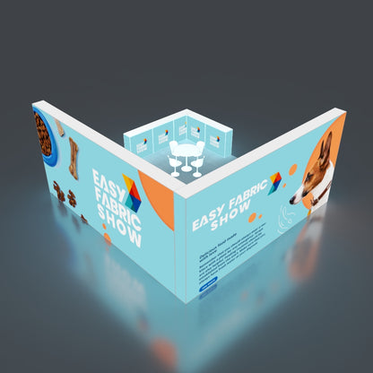 6*6m Backlit Pop-Up Booth NO.5