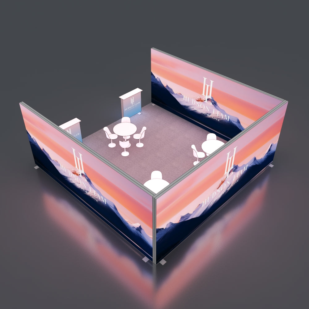 6*6m Lightboxes Booth NO.5