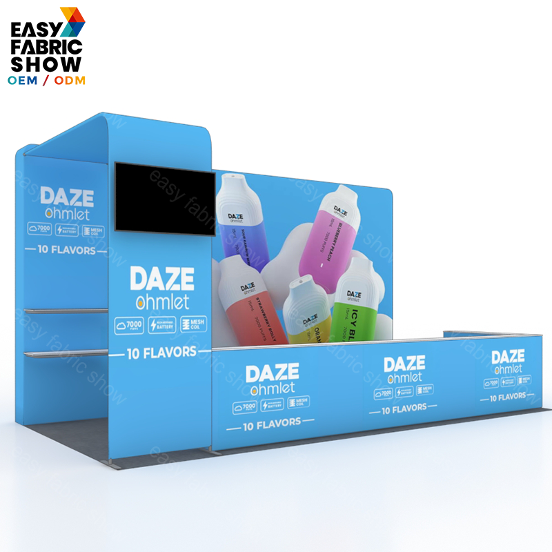 3*6m Aluminum Frame Booth With Arc - shaped NO.6