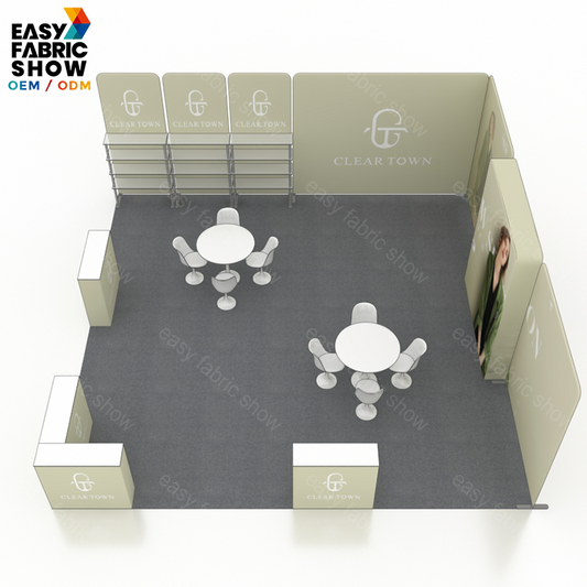 6*6m Aluminum Frame Booth NO.1