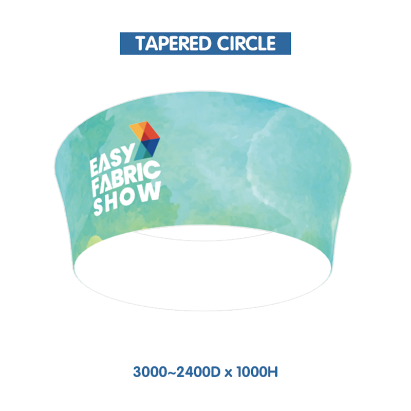 Sky Tube Tapered Circle Exhibition Hanging Banner