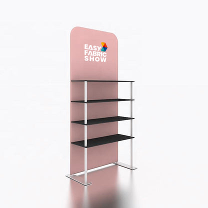 Exhibition Display Rack with Four Shelves
