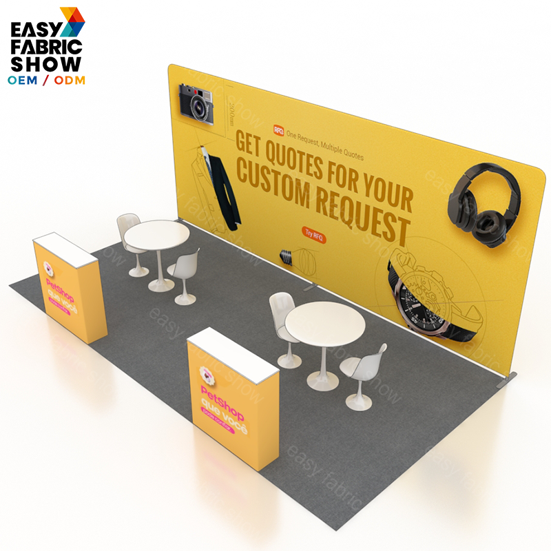 3*6m Aluminum Frame Booth With Routine Standards NO.1