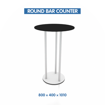 ROUND BAR COUNTER - Easy Fabric Display