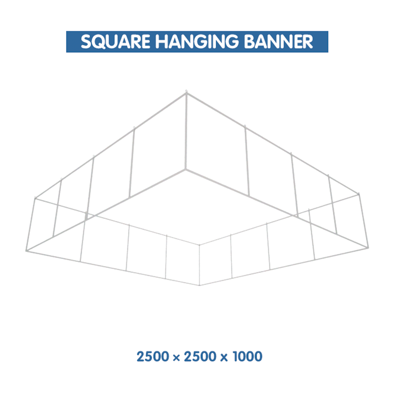 Sky Tube Square Exhibition Hanging Banner