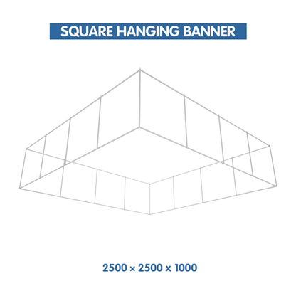 Sky Tube Square Exhibition Hanging Banner