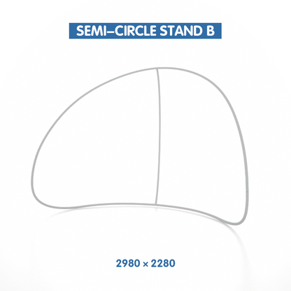 SEMI-CIRCLE STAND B