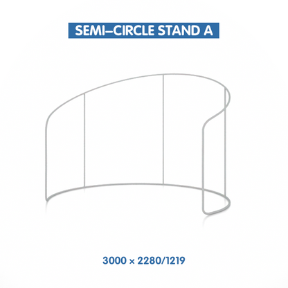 SEMI-CIRCLE STAND A