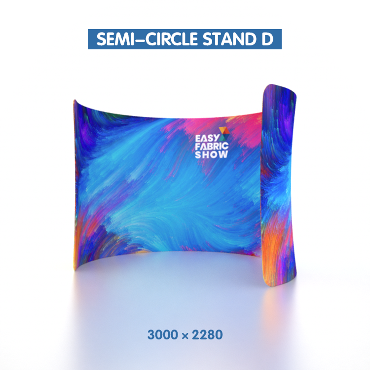 SEMI-CIRCLE STAND D