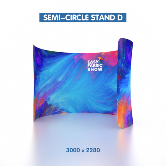 SEMI-CIRCLE STAND D