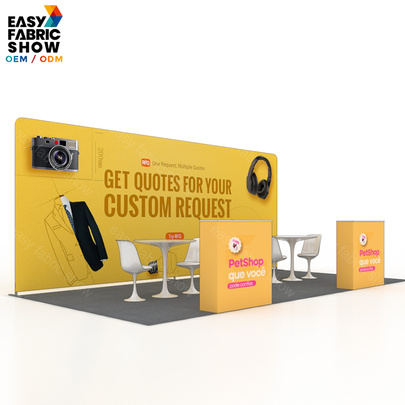 3*6m Aluminum Frame Booth With Routine Standards NO.1