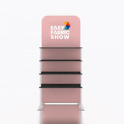 Exhibition Display Rack with Four Shelves