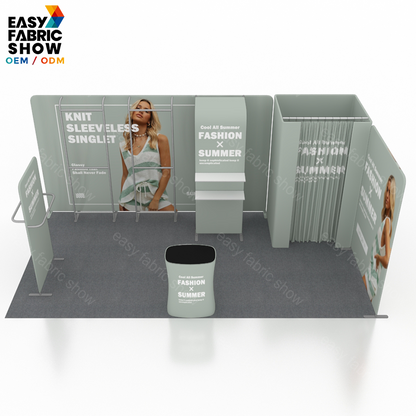 3*6m Aluminum Frame Booth With exhibition booth fitting room NO.2