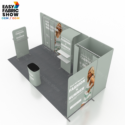 3*6m Aluminum Frame Booth With exhibition booth fitting room NO.2